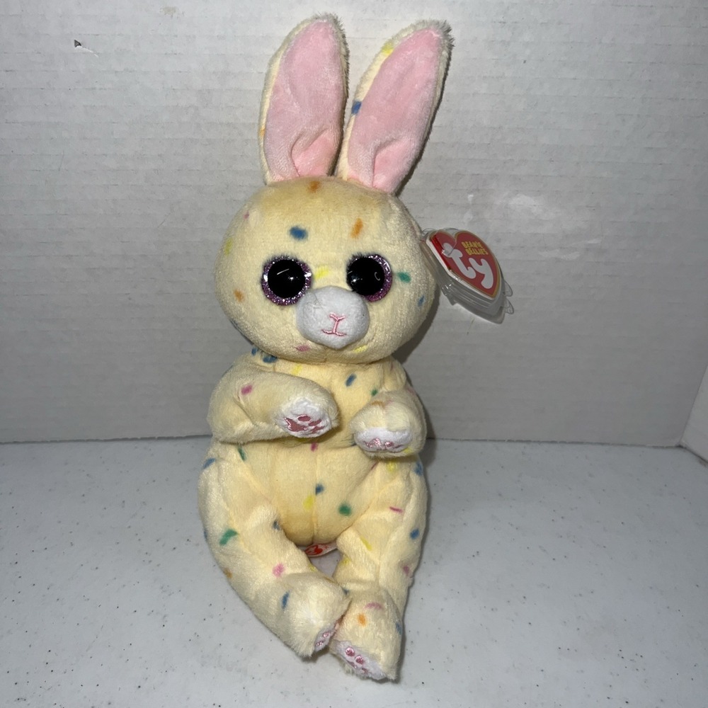 Ty Beanie Baby Bellies - CREAM the Easter Bunny Rabbit 10" 2023‎ MWMTs